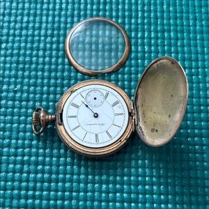 Vintage Hampden Gold Pocket Watch
